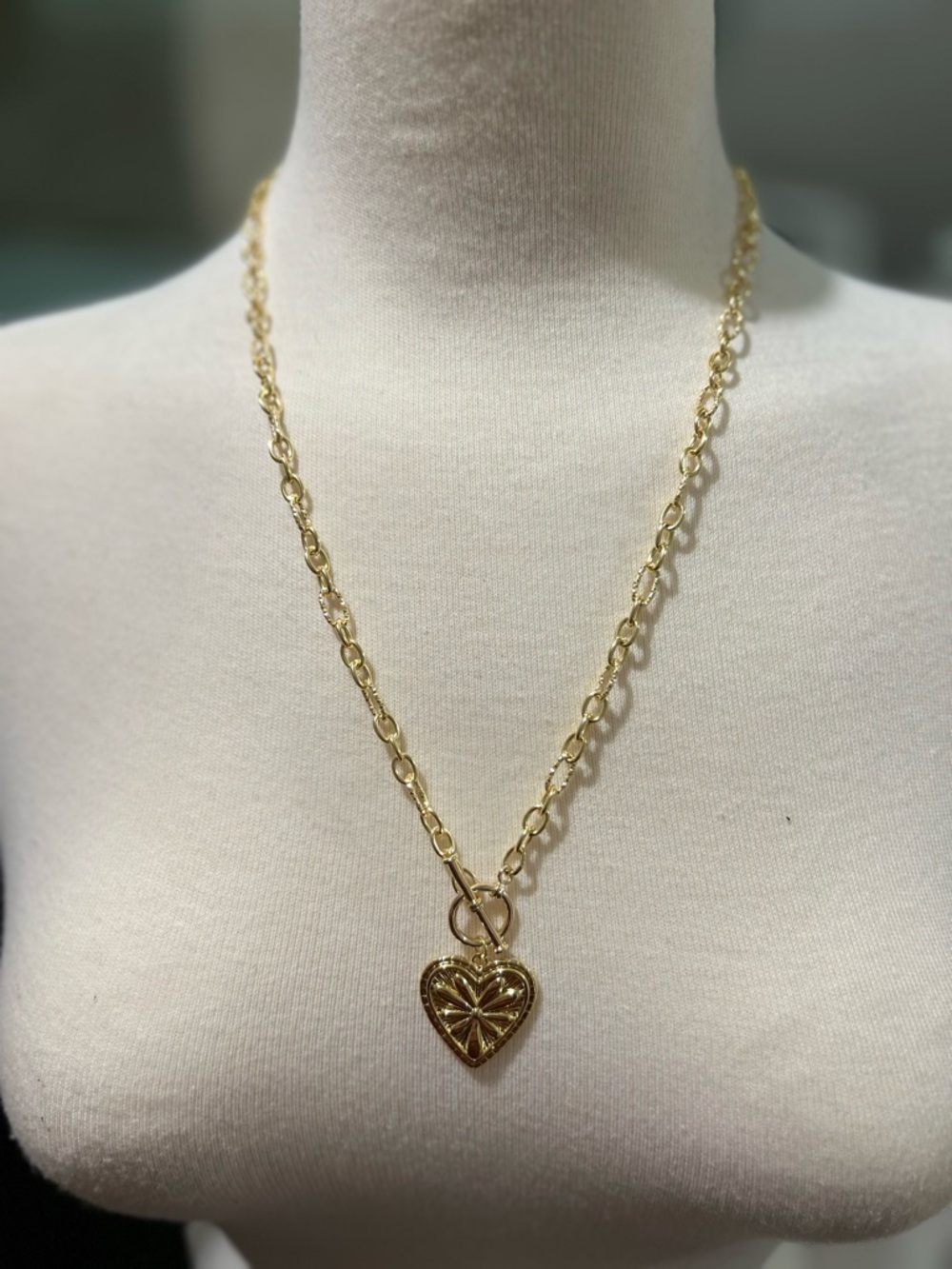 Gold filled Heart Pendant Necklace - Women Jewelry